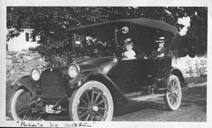 Galen W. Ewing at the Wheel